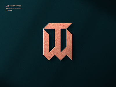 Monogram TW Logo Design .