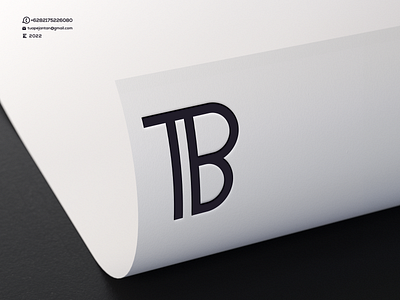 Monogram TB Logo Design . branding design design logo designer icon illustration initial letter lettering logo logos minimal monogram tb ui vector