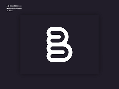 Monogram B Logo Design .