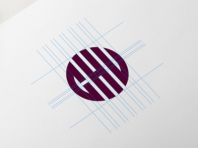 CHU Monogram logo design app branding design design logo icon lettering logo minimal typography vector