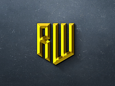 RW Monogram logo design app branding design design logo icon lettering logo minimal vector web