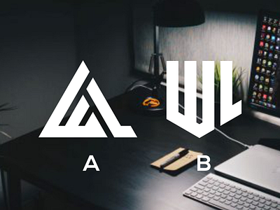 WL which one better ? app branding design design logo icon lettering logo minimal typography vector