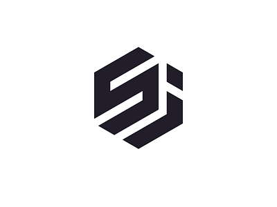 SJ Monogram logo design by Enwirto on Dribbble