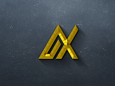 AX Monogram logo design