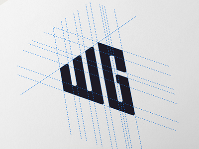 WG Monogram logo dfesign app branding design design logo icon lettering logo minimal typography vector web