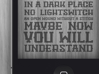 iPhone Wallpaper iphone typography wallpaper wood woodshop