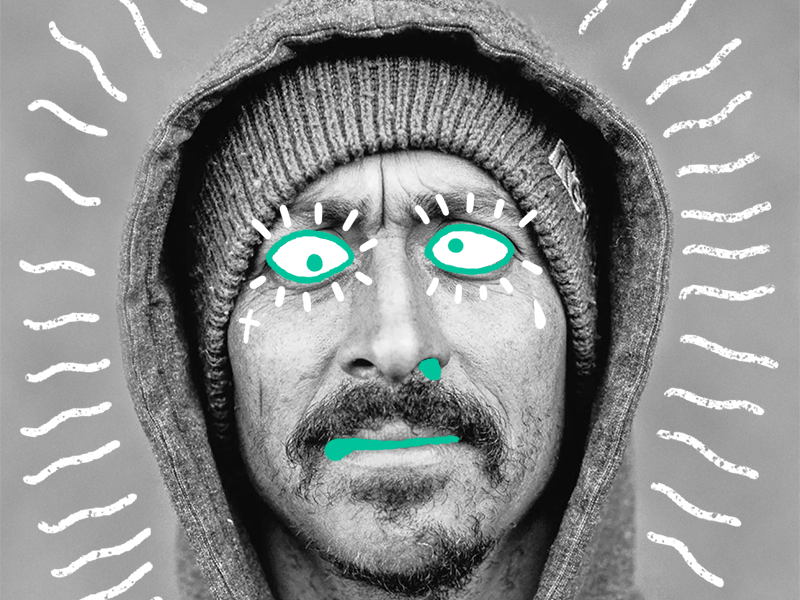 Derek animation blackandwhite design drawing eyes face funny illustration illustration design photo photoshop tattoo