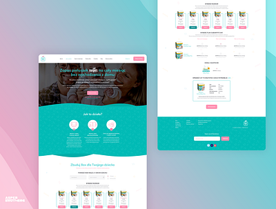 Baby Box Club app design ecommerce software software house subscription ecommerce ui ux web website