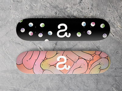 Anatomy Skateboards art branding deck design digital illustration packaging product product design skateboard skateboards typography vector