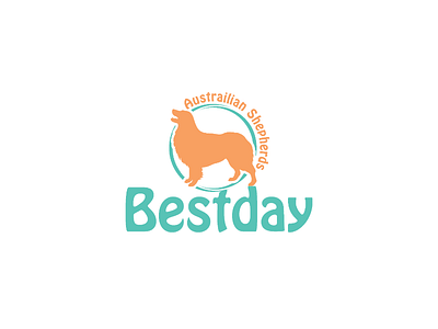 Bestday australian brand breeding dog logo logo design logos shepherd