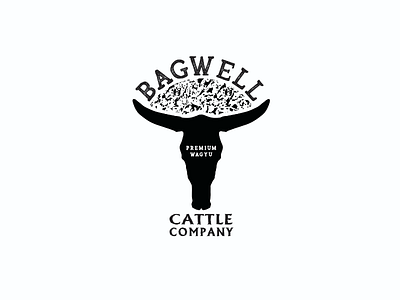 Bagwell beef brand branding cattle logo logo design steak