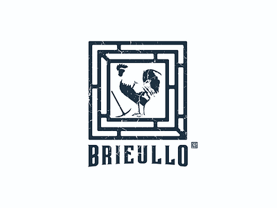 Brieullo brand branding community merch rooster t shirt t shirt design