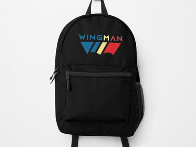 WINGMAN COLORED backpack merch wingman wingman design