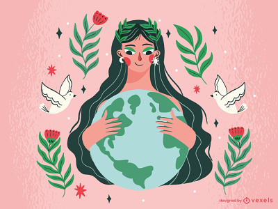 Mother Earth illustration