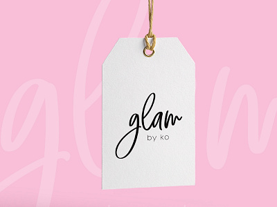 Glam by ko branding fashion brand logo logo design logotype