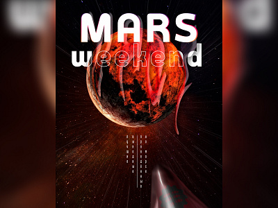 mars weekend poster