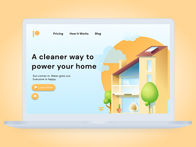 Landing Page | #DailyUI 003 daily ui dailyui 003 design flat illustration minimal typography ui ux vector web