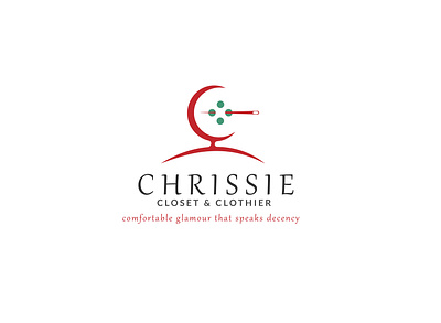 chrissie closet branding design logo