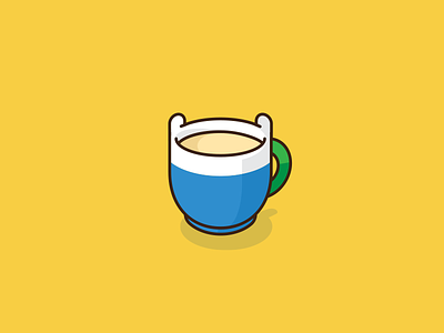 Finn the Human / Mug adventure time coffee finn mug theresacappforthat vector