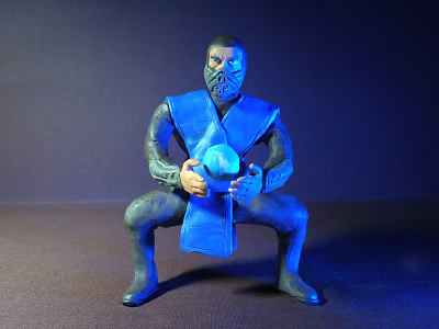 Plasticine Mortal Kombat - Sub-Zero's Weapon character clay illustration mk mortalkombat plasticine plasticinema subzero