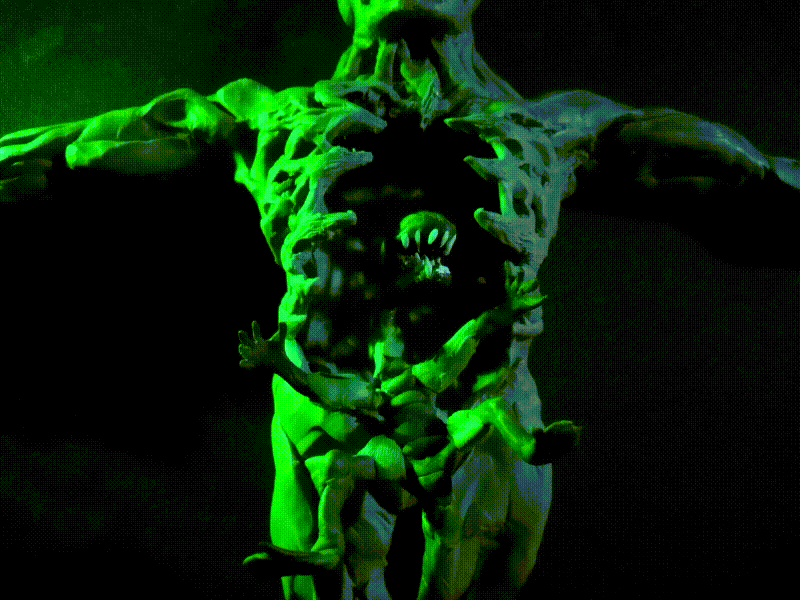 Plasticine Mortal Kombat - Reptile Scene animation character clay claymation mk mortalkombat motion plasticine plasticinema reptile stopmotion