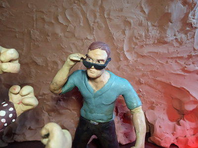 Plasticine Mortal Kombat - Johnny Cage