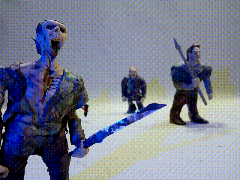 Plasticine Game of Thrones - Wights Scene animation clay claymation gameofthrones got motion plasticine plasticinema stopmotion whitewalkers wights