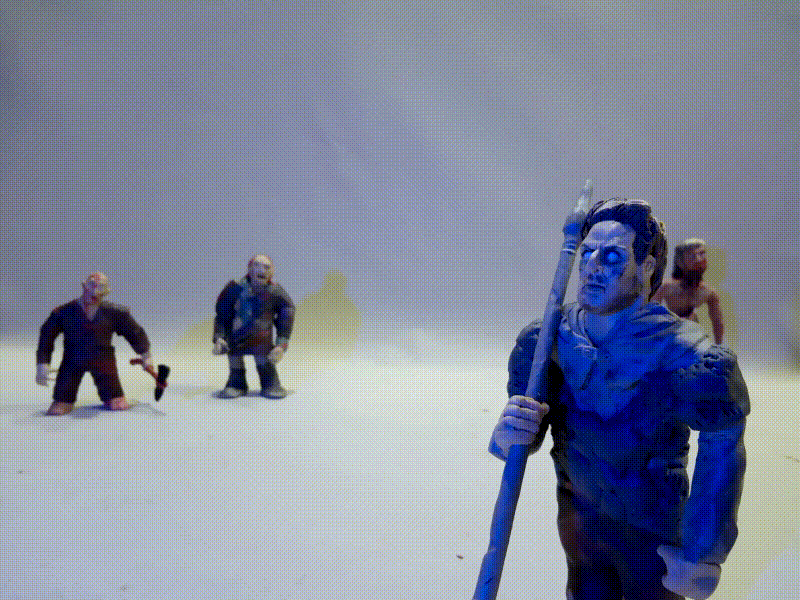 Plasticine Game of Thrones - Other Wights Scene animation clay claymation gameofthrones got motion plasticine plasticinema stopmotion whitewalkers wights