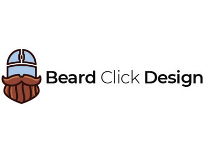 Beard Click Design Brand Logo logo brand profile design