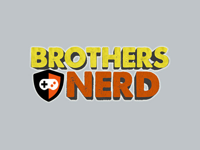 Logo Brothers Nerd branding graphic design logo graphicdesign logo logo design logo designer logotype visual identity