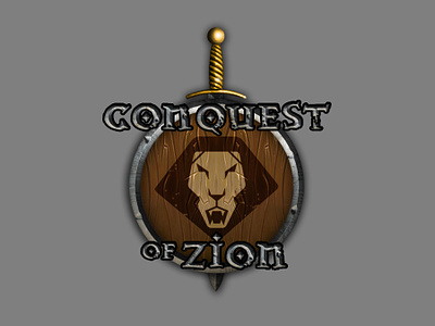 Logo Conquest branding game logo logo logo creation logodesign logodesigner logotype visual identity