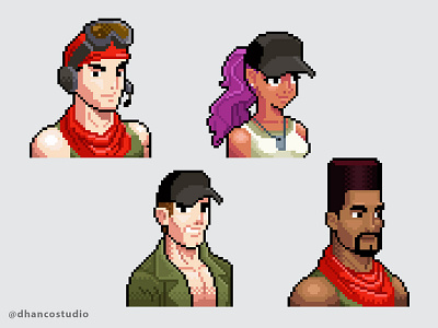 Pixel Character Avatars