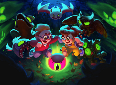 GHOSTBALL character cover artwork game gameart illustration