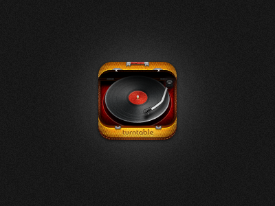 Turntable Portable icon ios iphone player record record player retro turntable turntable.fm vinyl player