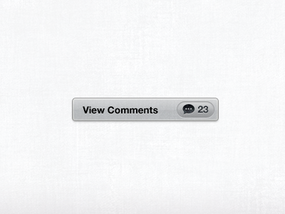 Comments button grey iphone