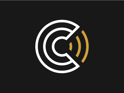Carolina Connect c fiber internet logo monogram monoline thick lines
