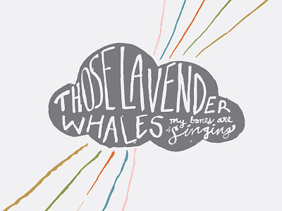 Those Lavender Whales Album Art clouds gold rays those lavender whales whales
