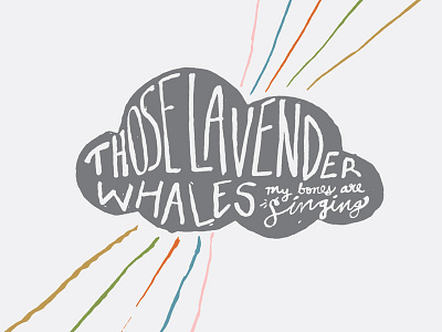 Those Lavender Whales Album Art