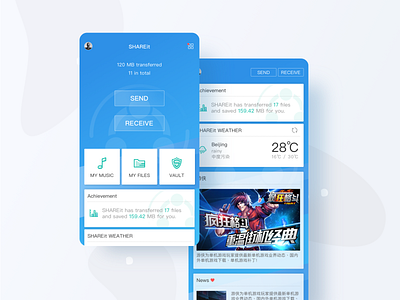 SHAREit II ai data design flat icon tool ue ued ui uidesign ux vector web