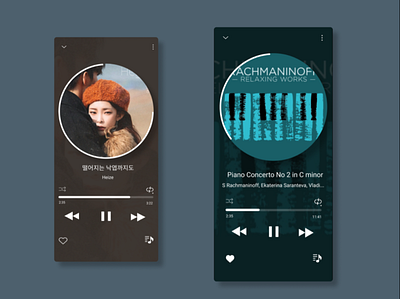 Music Player App design figma mobile mobile app ui ux