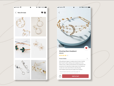 Mobile e-commerce (jewelry)