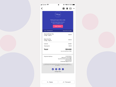 E-Receipt (mobile email)