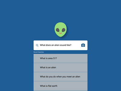 Search Engine (alien) design figma ui ux