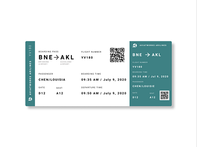 Boarding Pass boarding pass design figma ui ux