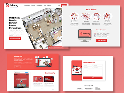 Dekorey Landing Page (Re Design)