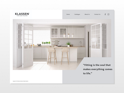 Klassen Web Design (company profile) company branding design interior design minimal ui ux web webdesign