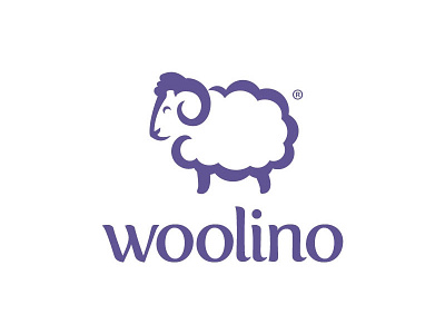 woolino logo animal brand design clothing brand friendly animal kids logo sheep simple wool
