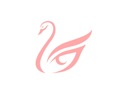 Swan Beauty Logo Icon Mark by MDigitalPixels on Dribbble