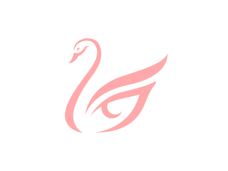 Swan Beauty Logo Icon Mark by MDigitalPixels on Dribbble
