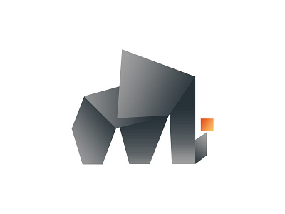 Gradient Elephant Icon